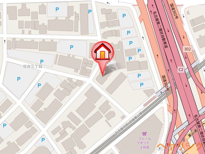 エミナンス社台の地図