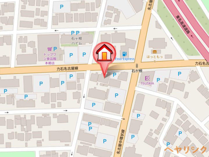 ウィステリア・イースト302の地図