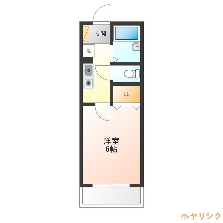 サンパティーク101の間取り