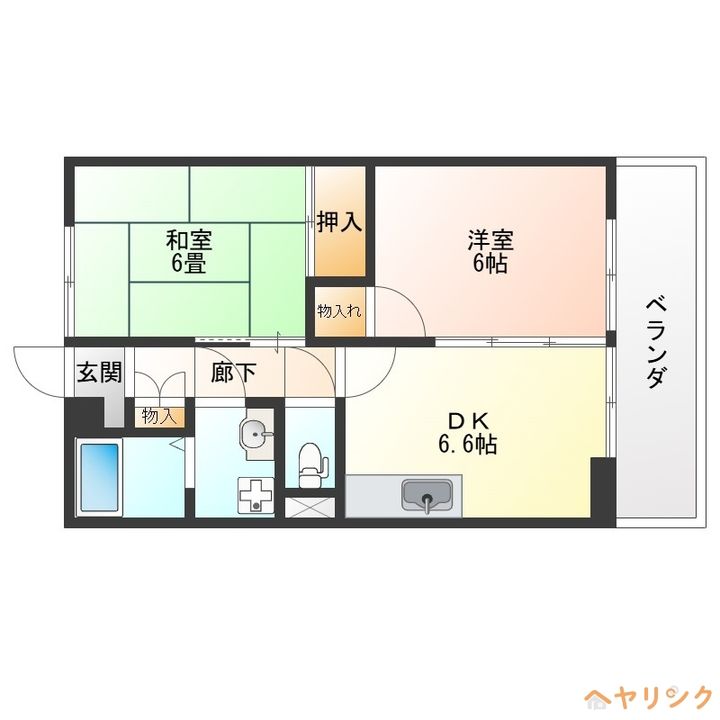 サンハイムの間取り
