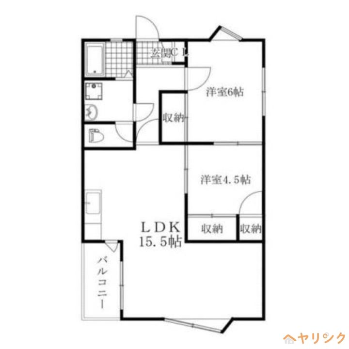 メゾンドグラースの間取り