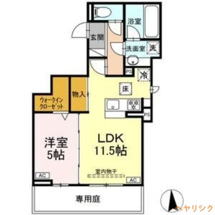 ルヴィータ矢田南の間取り