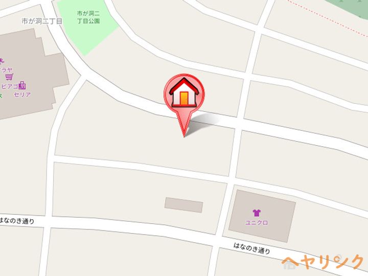フロール Aの地図