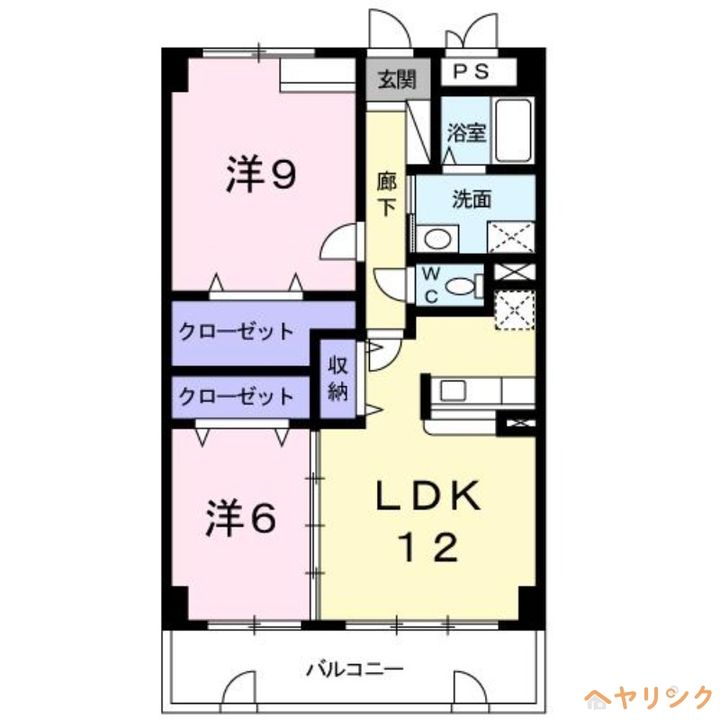 ソレイユドールの間取り