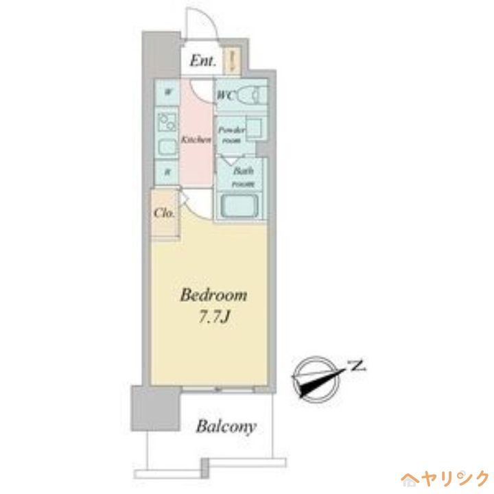 リバーコート砂田橋Iの間取り