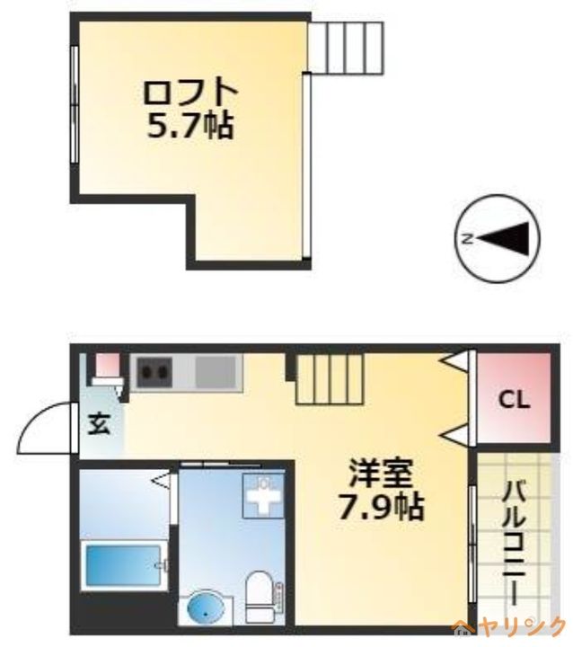 メリュートの間取り
