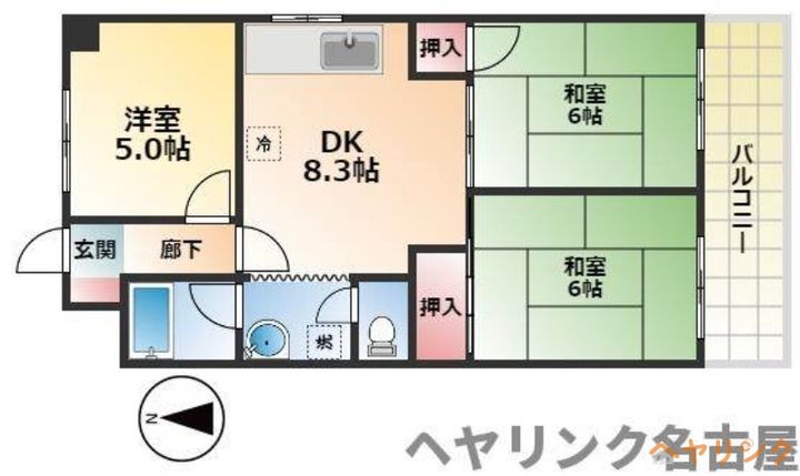 ジュネス21の間取り