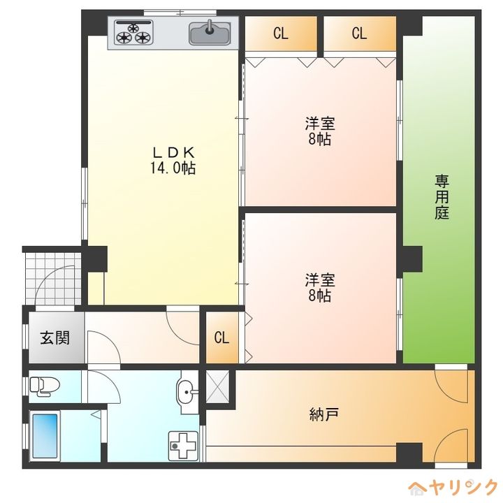 せいわマンションの間取り