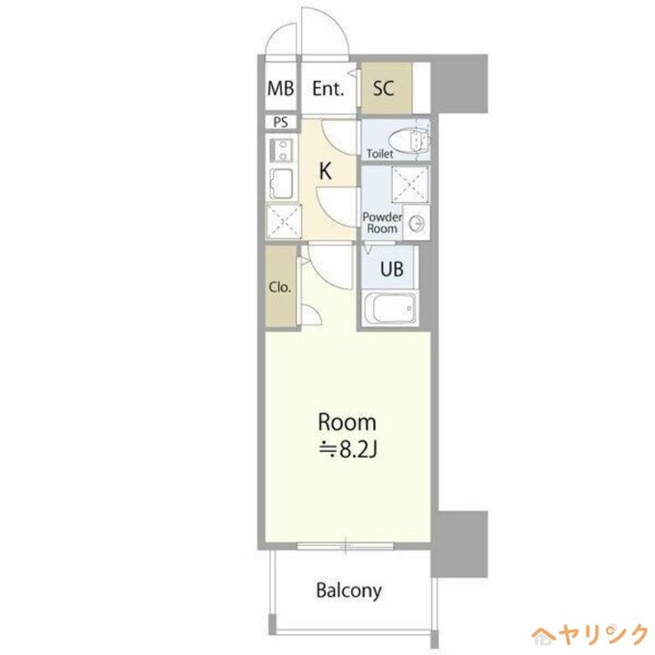 エスリード大曽根プレシャスの間取り