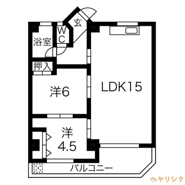 アートスクエア3Cの間取り