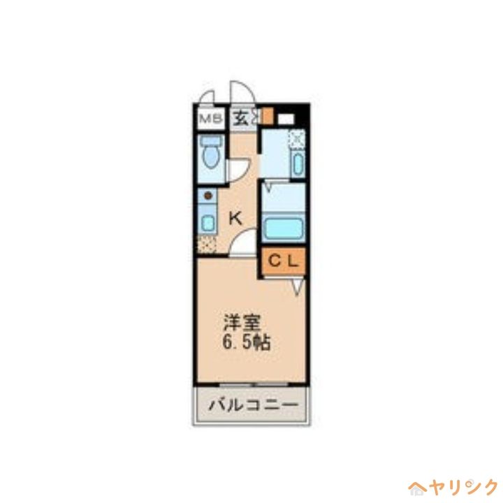 ヴィラ・フロイデ105の間取り