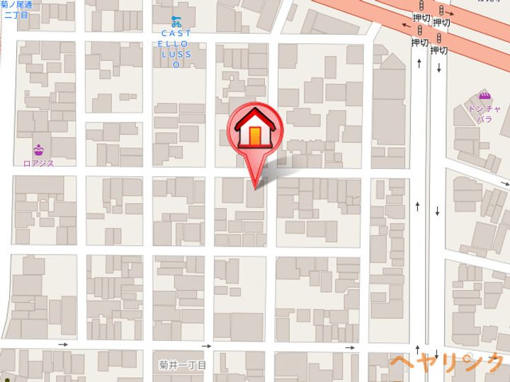 ヴィラ・フロイデ105の地図