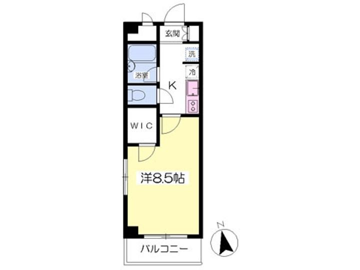 アヴァンセ志木201の間取り