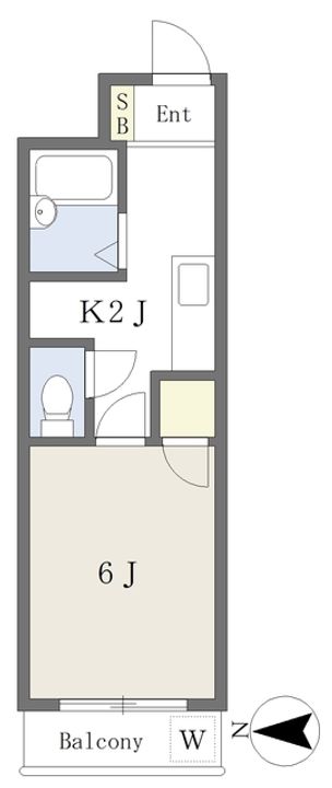 木屋町ホームズ502の間取り