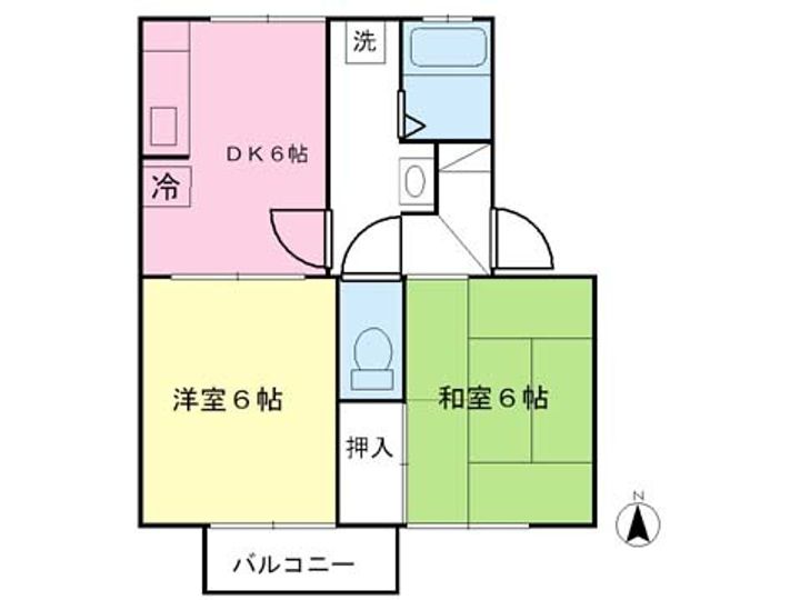 ソレイユ102の間取り
