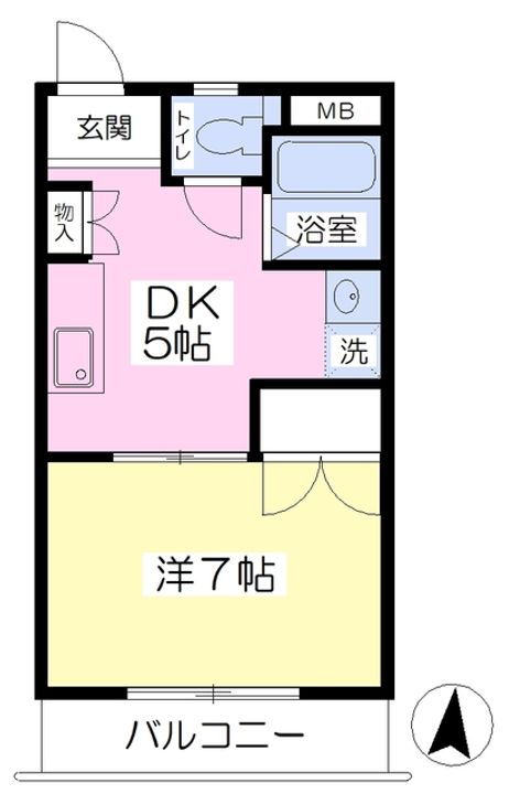 アーバンライフ新河原町303の間取り