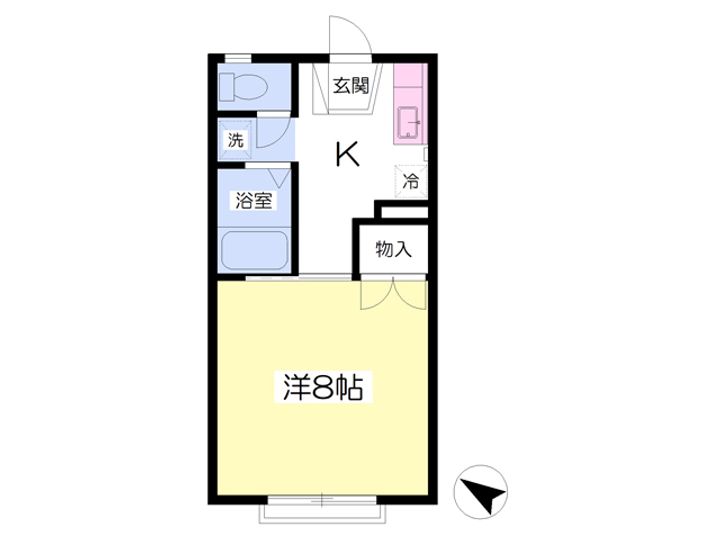 プレジールダイワ201の間取り