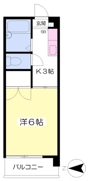 メゾン高砂503の間取り