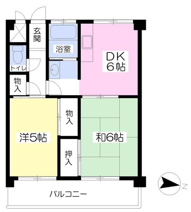 平松ビル405の間取り