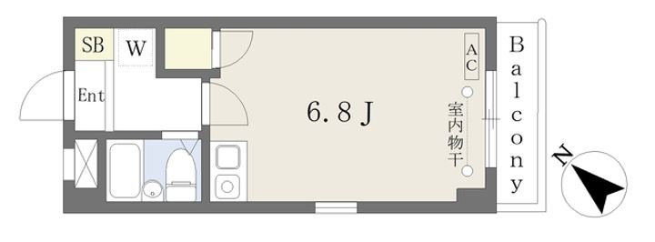 フォワイエ・デ・フィーユ301の間取り