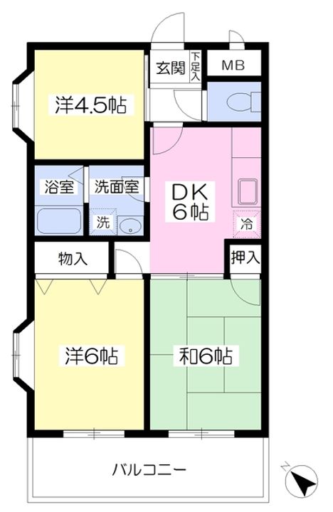 椎名ビル205の間取り