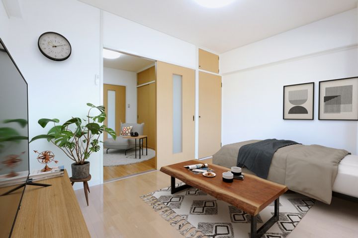 第10グリーンハイツ203の居間