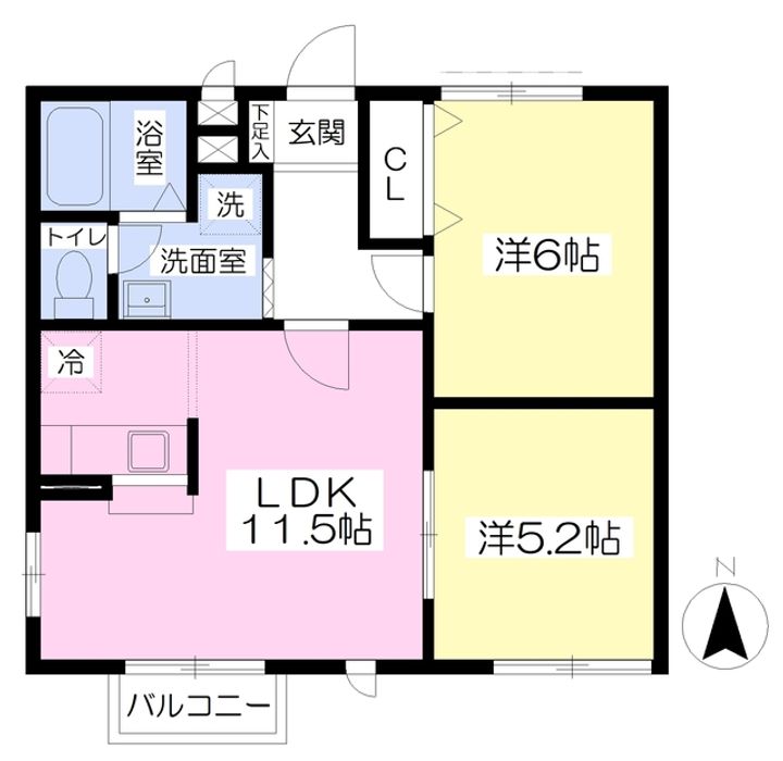 ボナールさかえ101の間取り