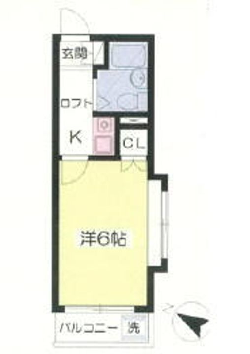 ビセンテハウス201の間取り