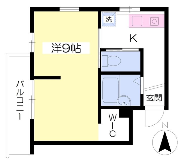 日商ハイツ305の間取り