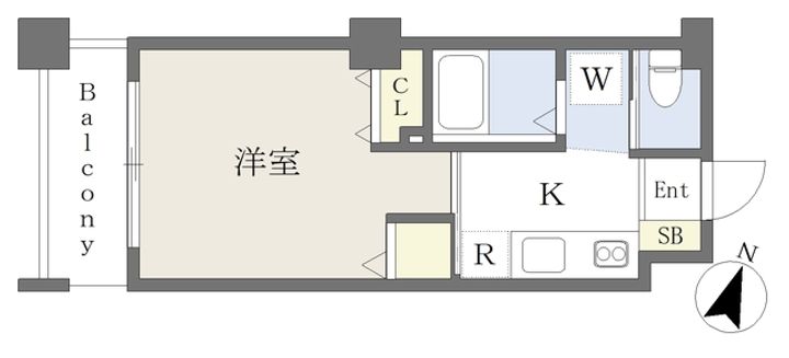 ボランテかものみや301の間取り