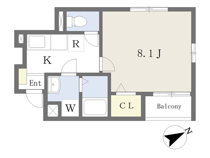 Beside藤森103の間取り
