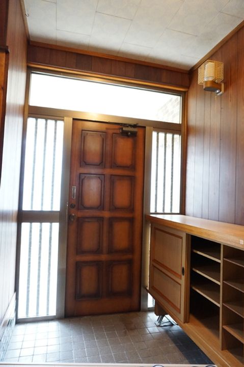 岩手県盛岡市松園3丁目(一戸建)の賃貸物件1の玄関