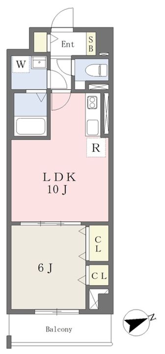MISTRAL栗山町405の間取り