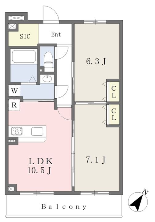 HK大宮305の間取り