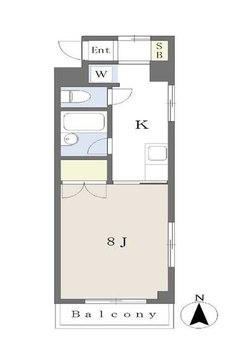 カーサグラツィア2Eの間取り