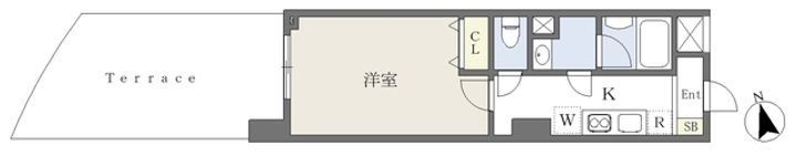 大同エクリューズ302の間取り