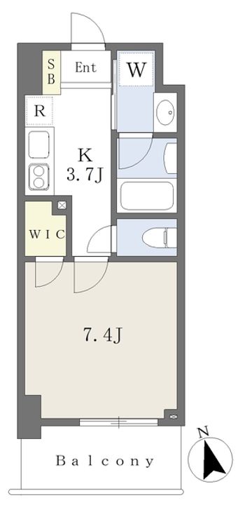 大同エクリューズ607の間取り