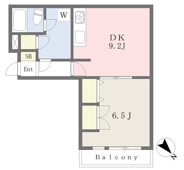 天神コート108の間取り