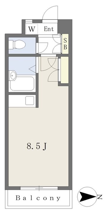 ビッグバン和光Ⅱ905の間取り