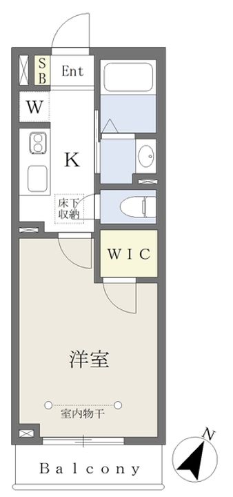 千葉県市原市白金町3丁目の賃貸マンション105の間取り