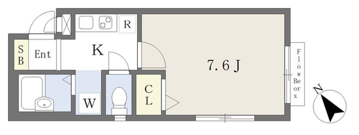 アムールプルミエA棟201の間取り