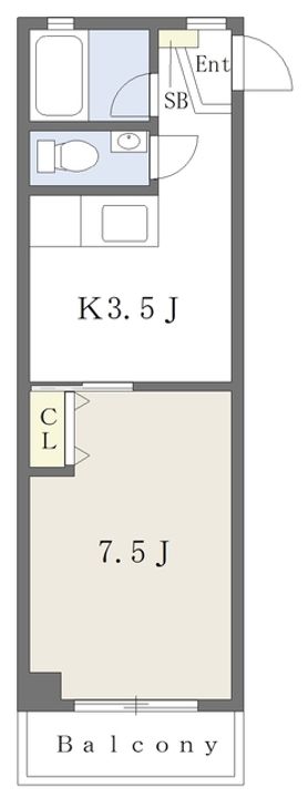 第10グリーンハイツ212の間取り