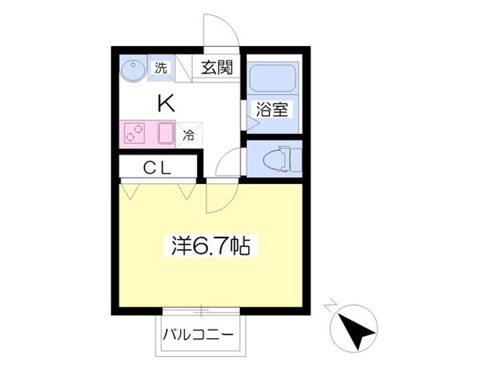 ソフィア上福岡101の間取り