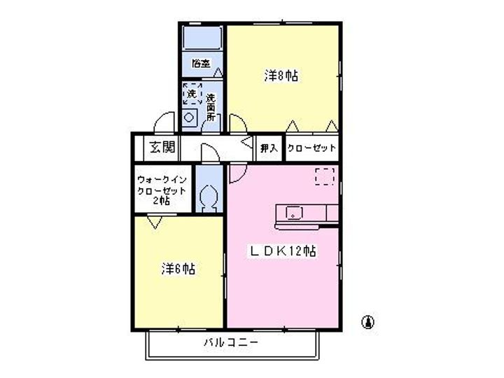 サンフラワーD201の間取り