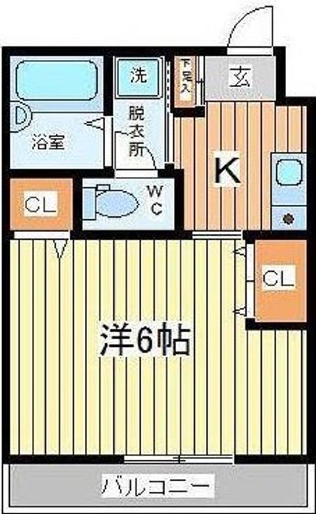 ドミール清澄104の間取り