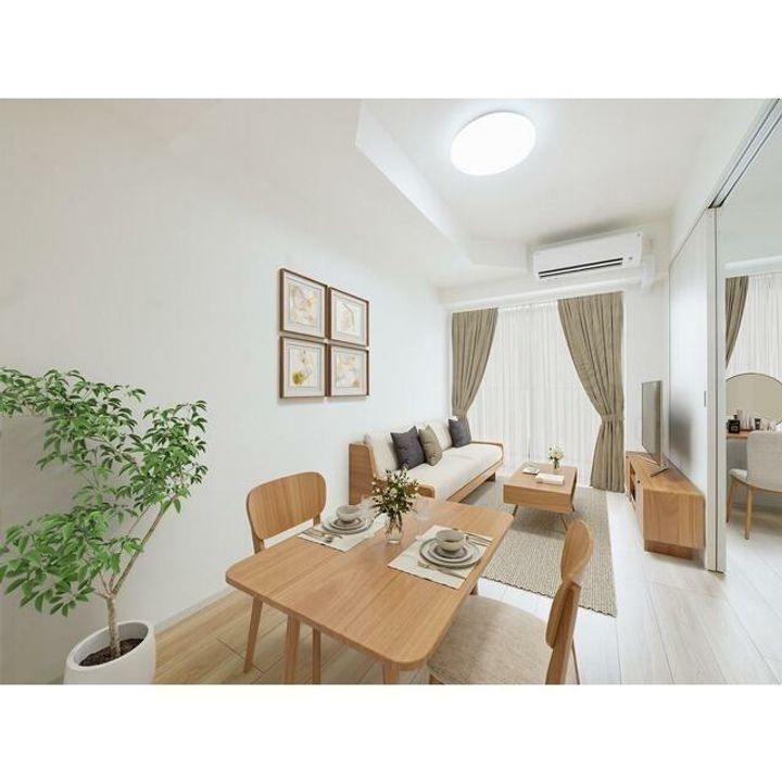 グランエール森下WESTの居間