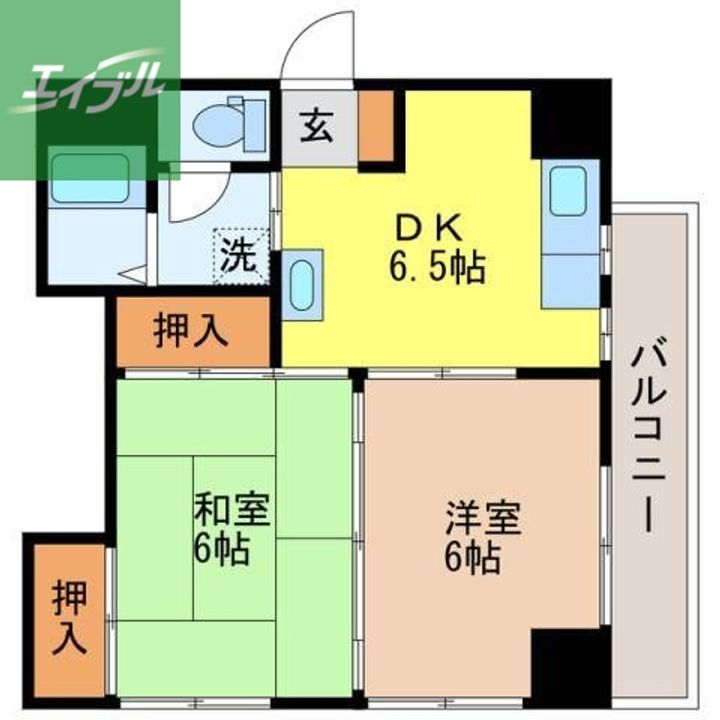 西浜町第2ビルの間取り