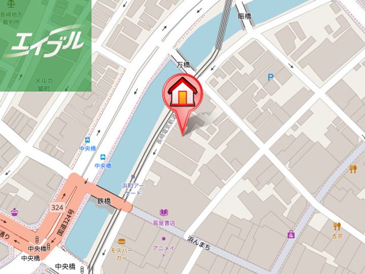 西浜町第2ビルの地図
