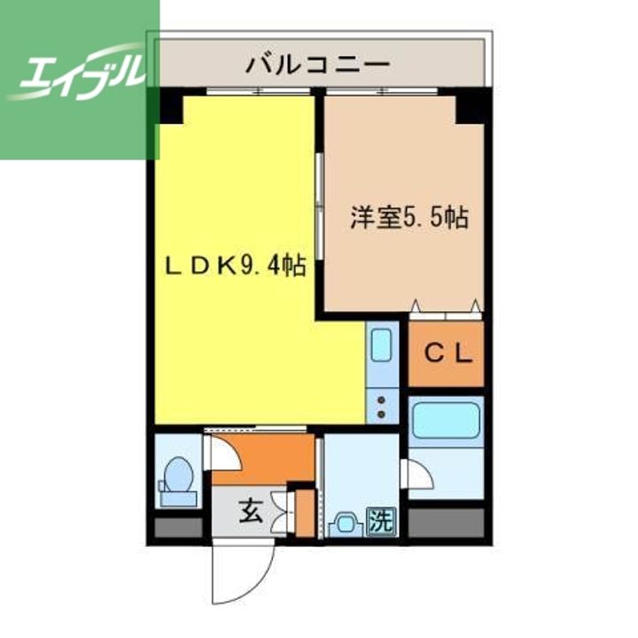 プラスパー築町の間取り