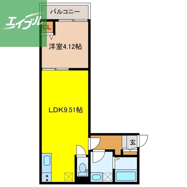 Imperial今博多の間取り